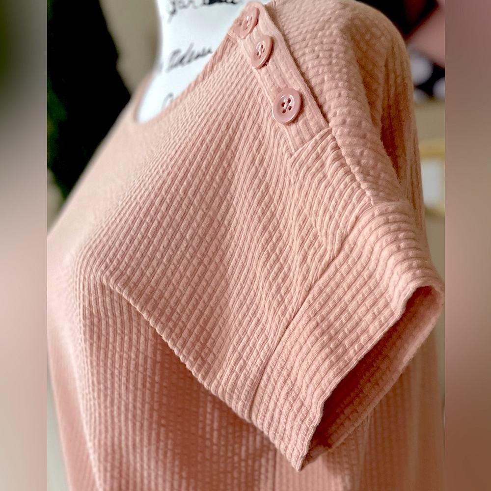 “Madewell” Seersucker Top Size: M - Picture 4 of 5